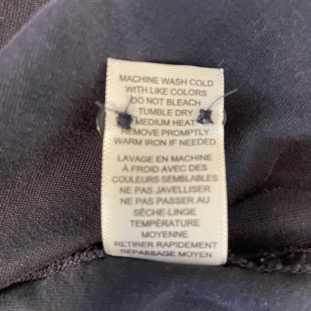 Untuckit Men's 100% Cotton Navy Blue Long Sleeve Button Down Shirt Size XXL - Picture 6 of 6
